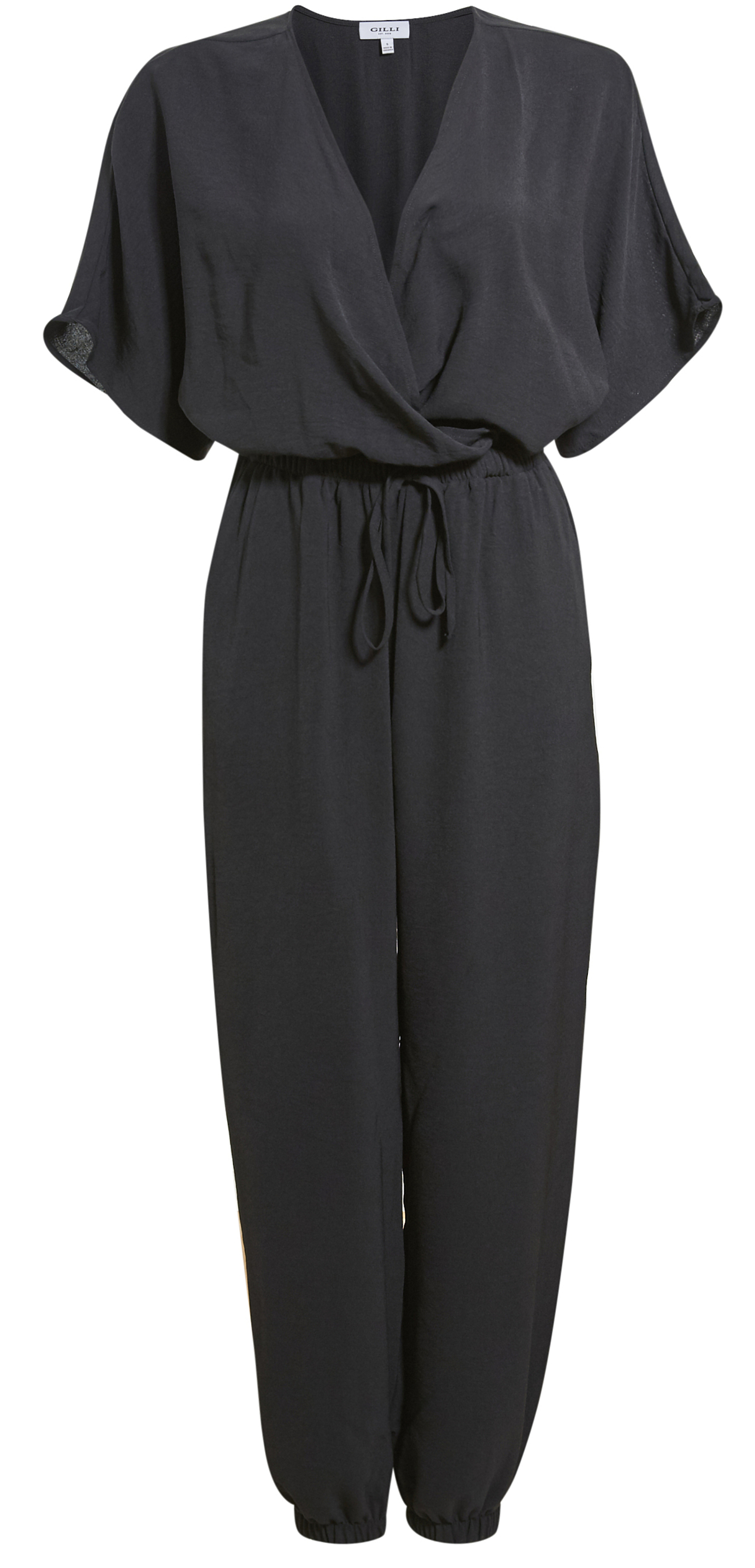 Dolman Sleeve Surplice Jumpsuit