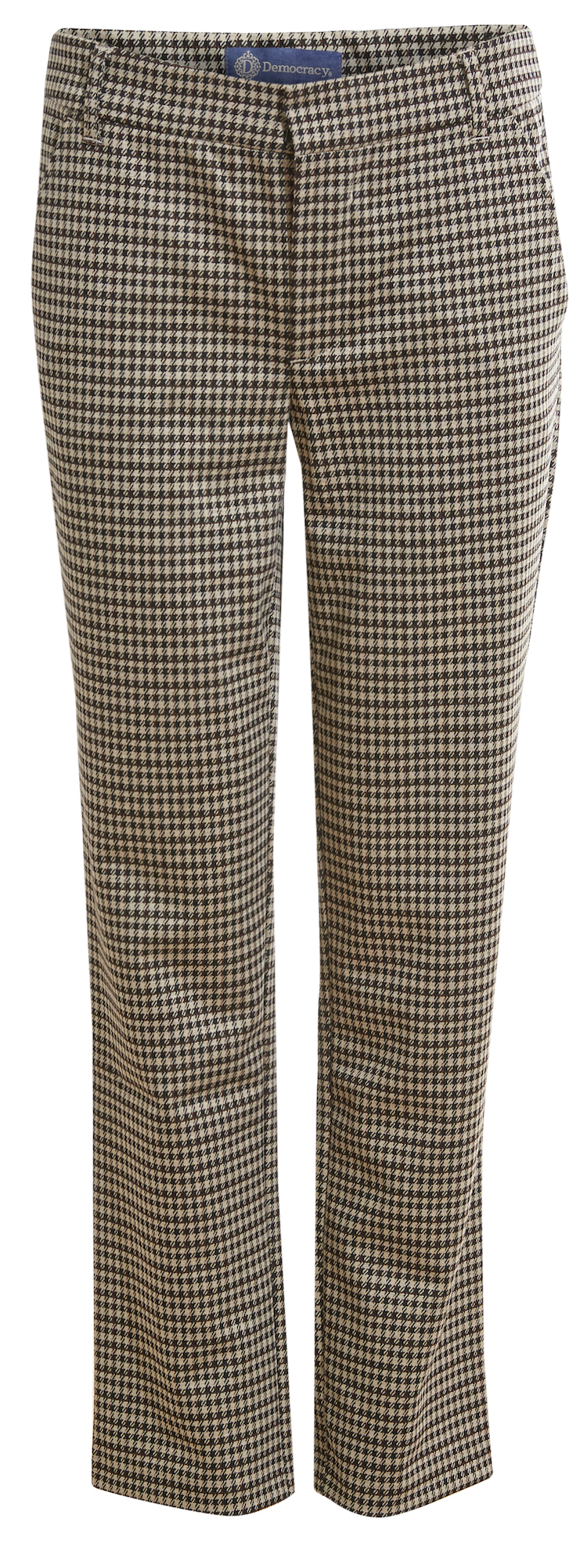 Democracy Houndstooth High Rise Trouser