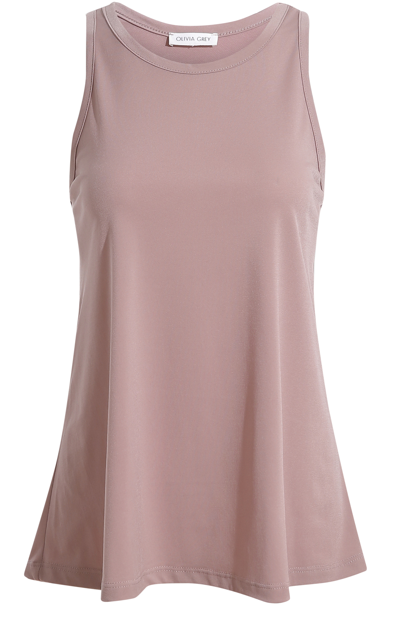 Round Neck Sleeveless Top