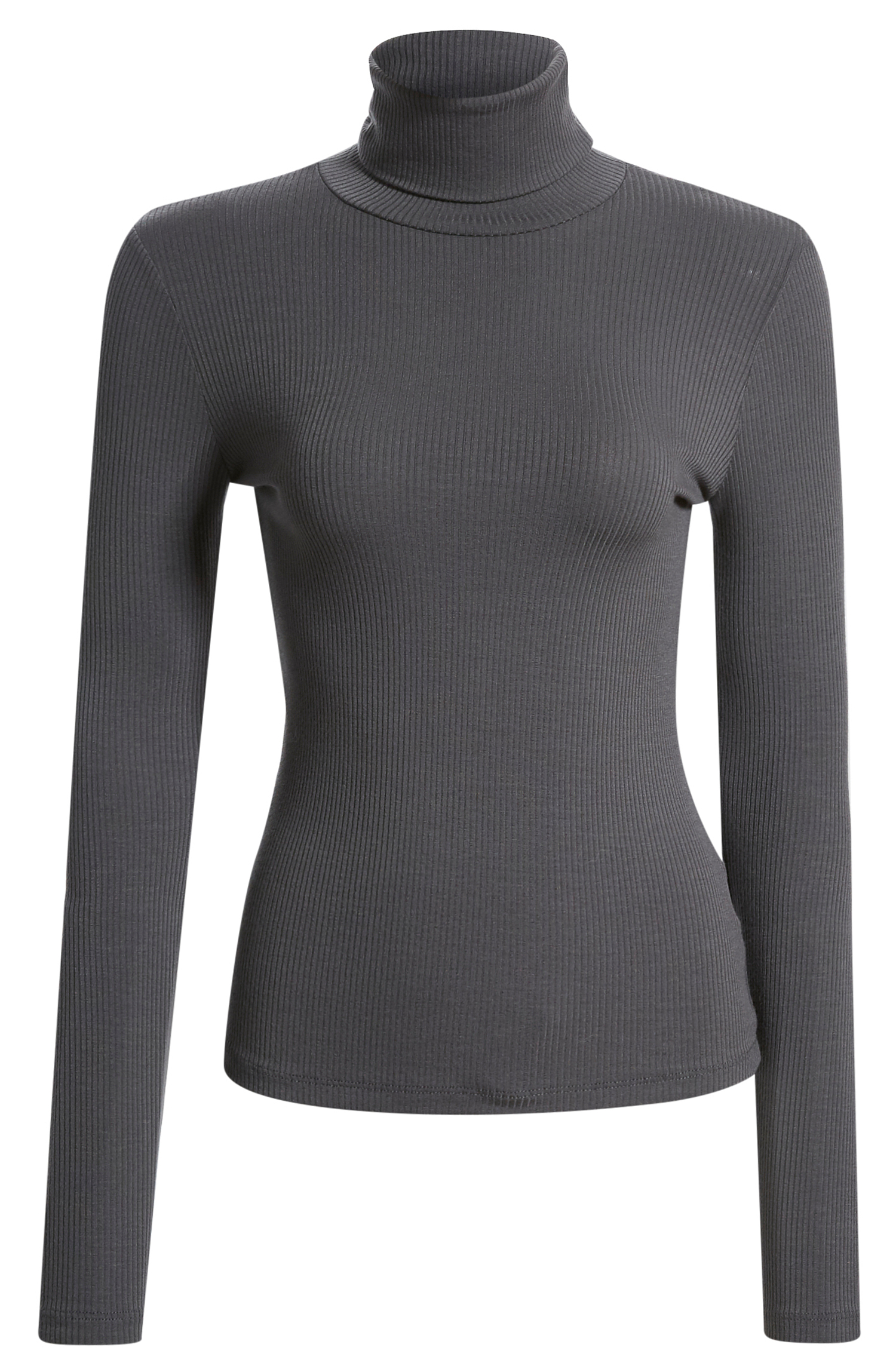 Long Sleeve Ribbed Turtleneck