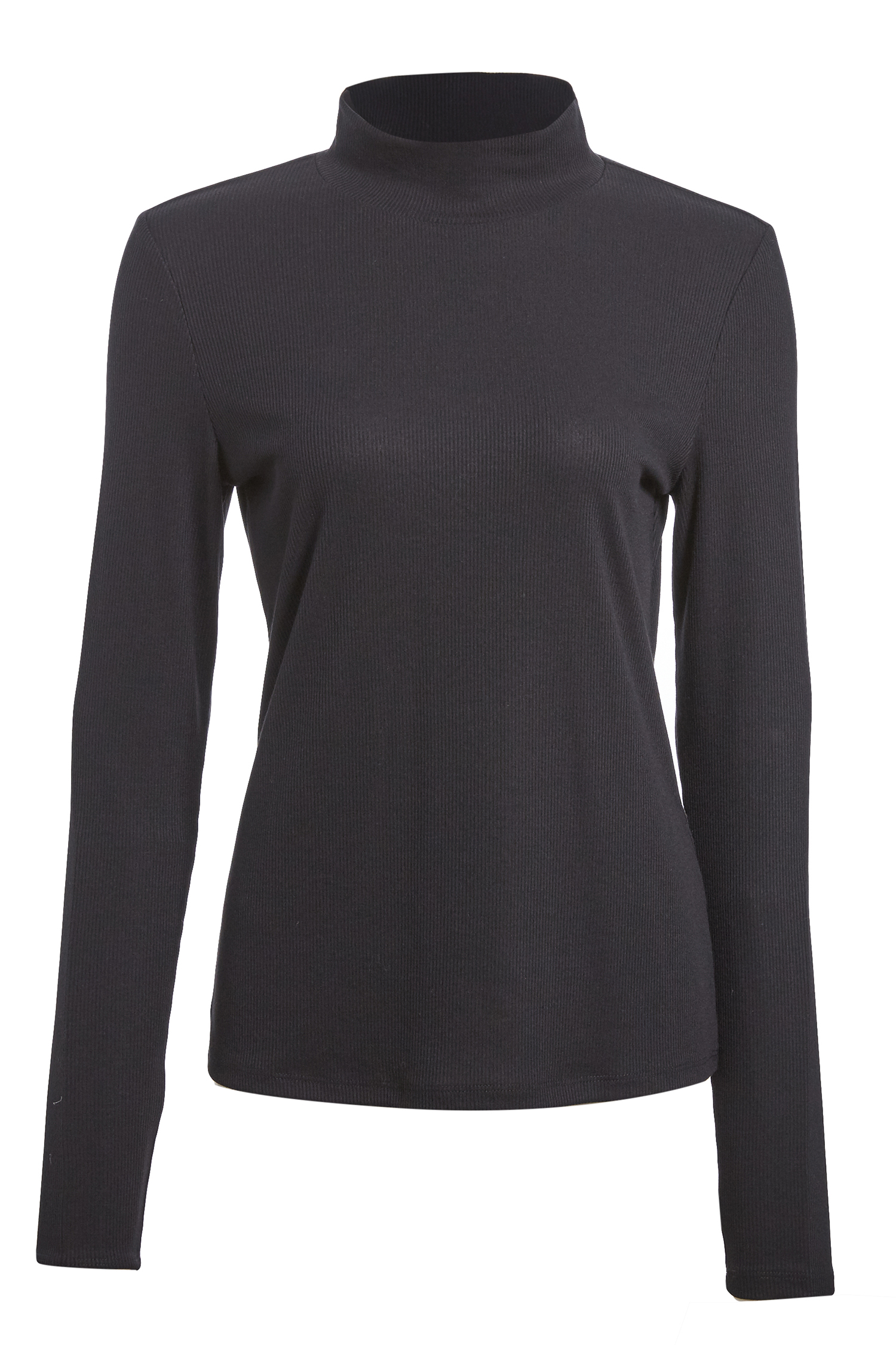 Mock Neck Long Sleeve Top