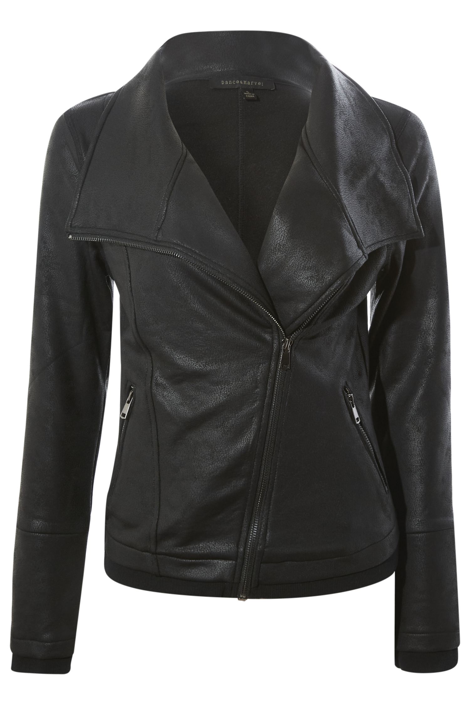 Coated Moto Jacket