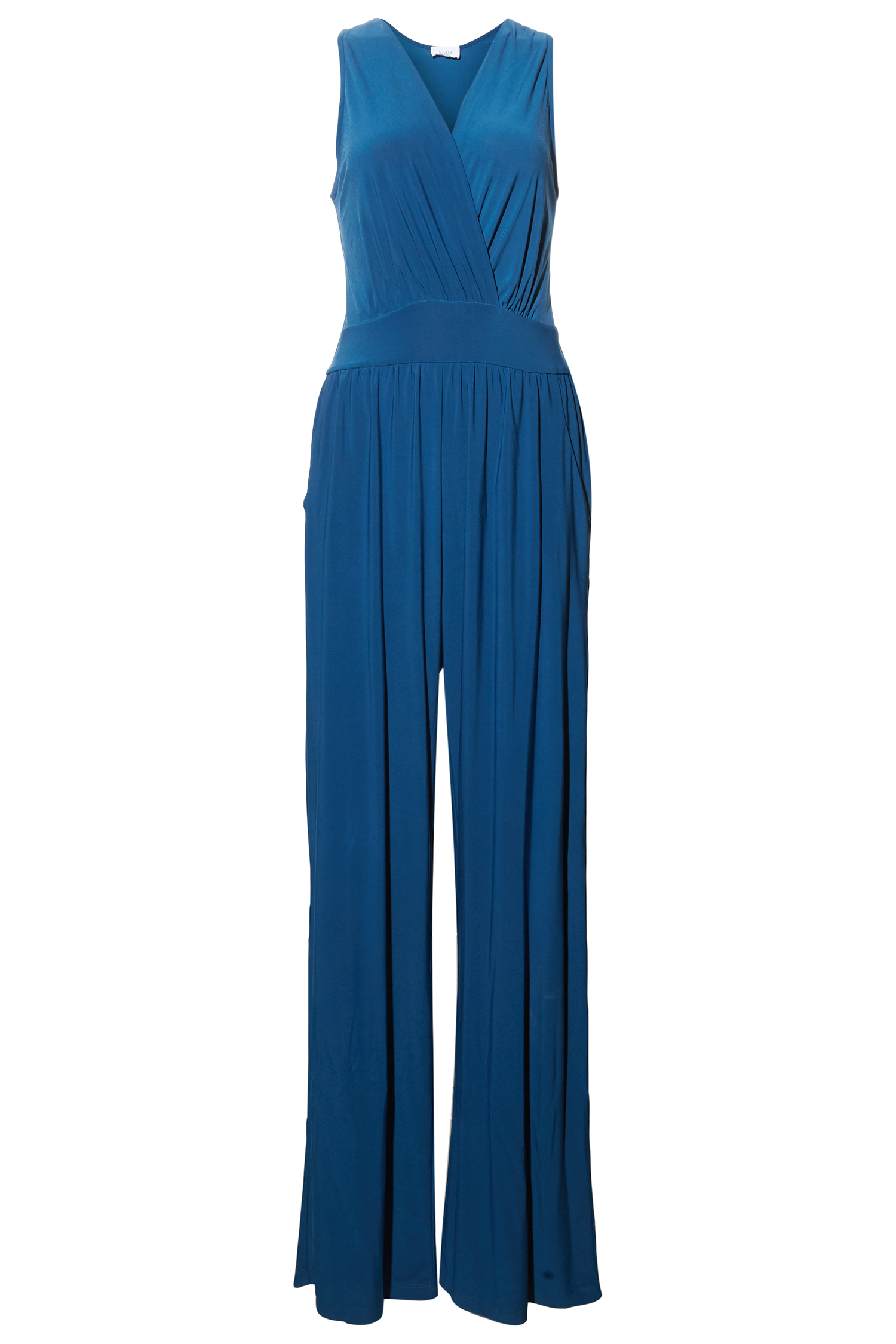 Elle Surplice Sleeveless Jumpsuit