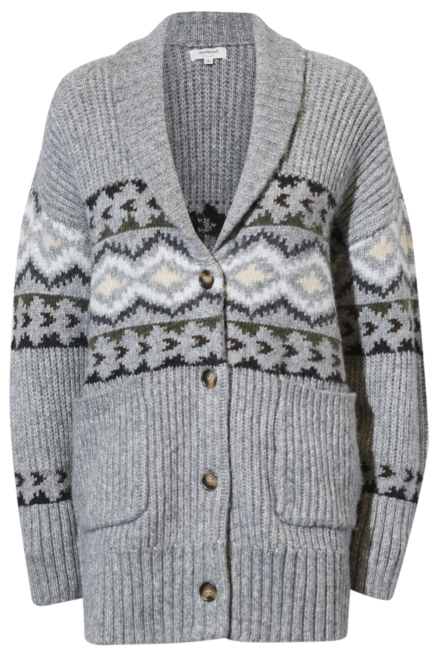 Aztec Collared Cardigan