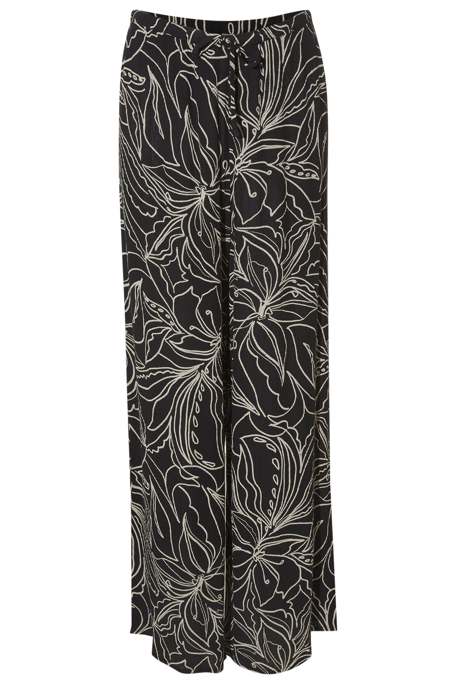 Drawstring Printed Pants