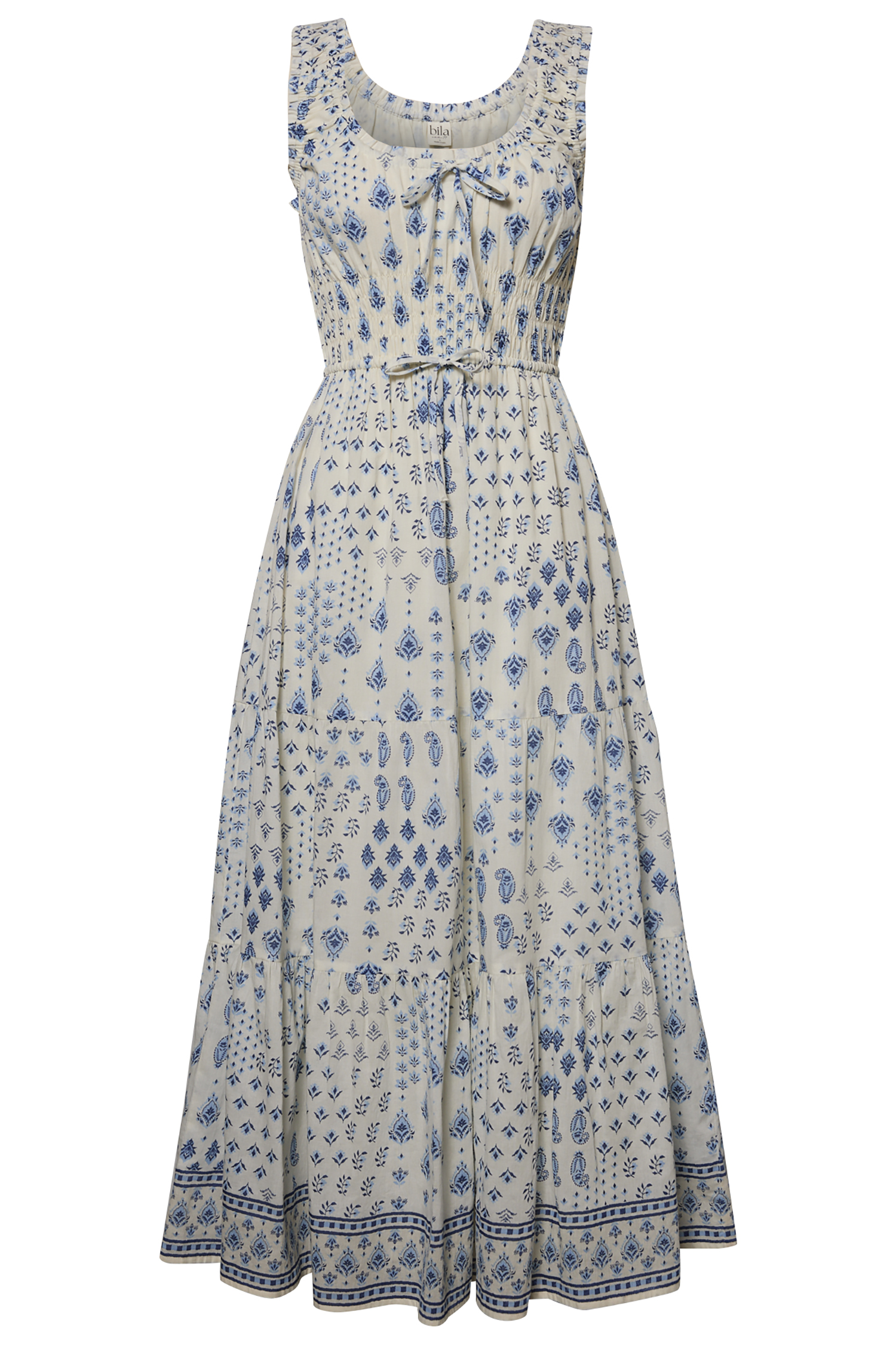 Abstract Floral Printed Dress