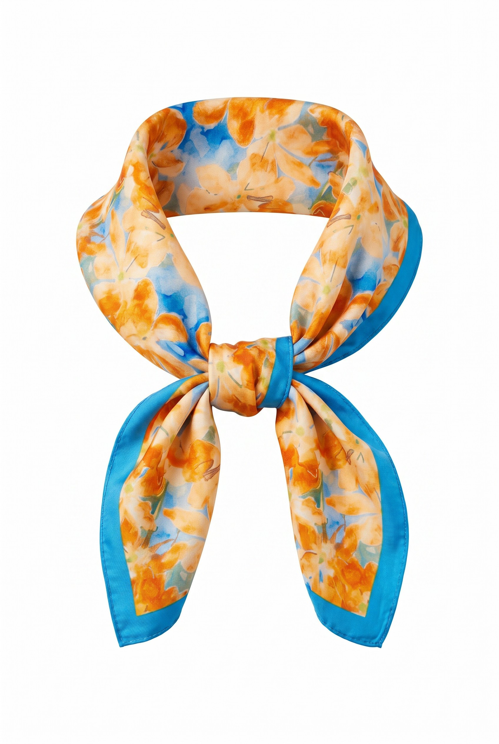 Watercolor Floral Scarf