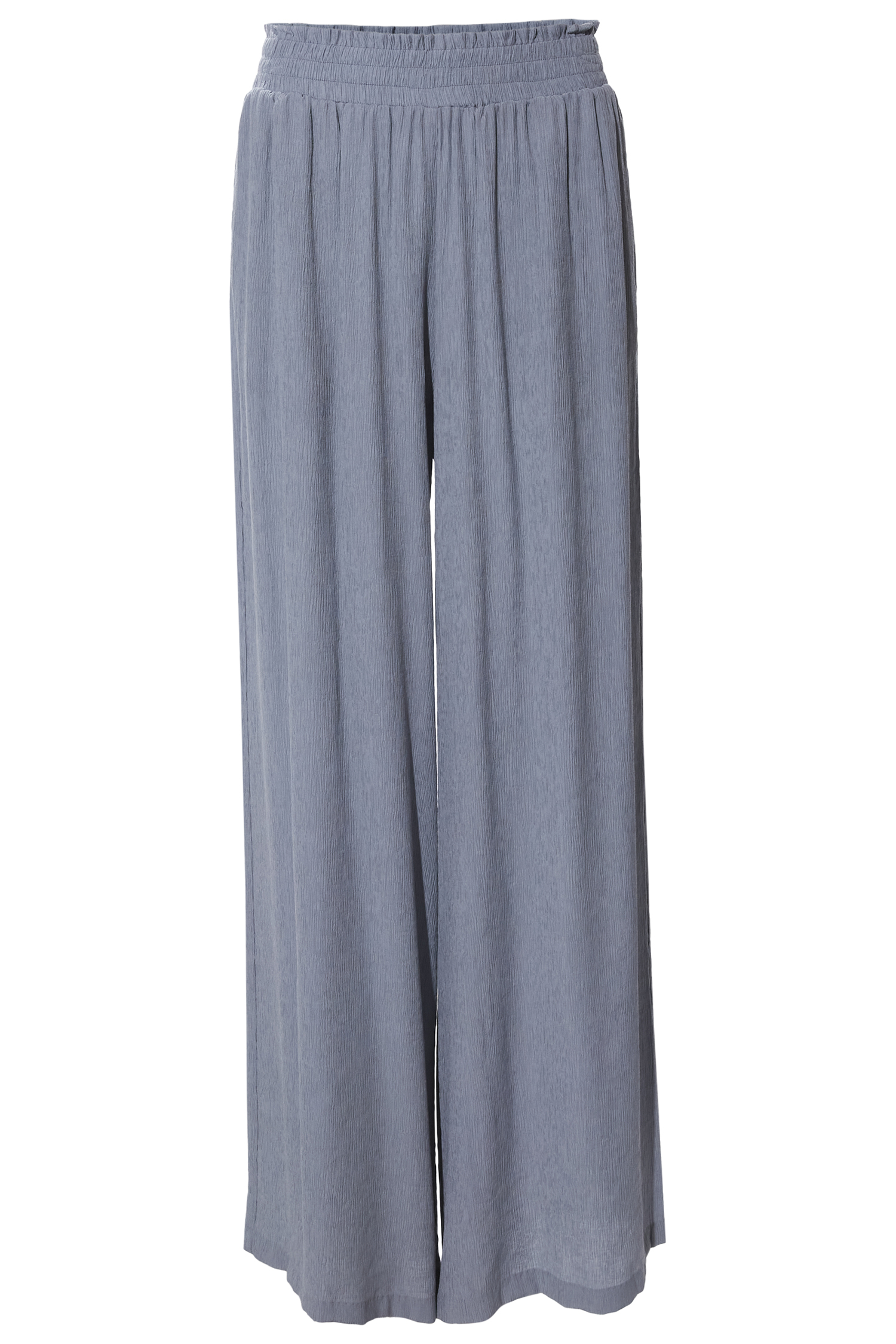 High Rise Wide Leg Textured Pants