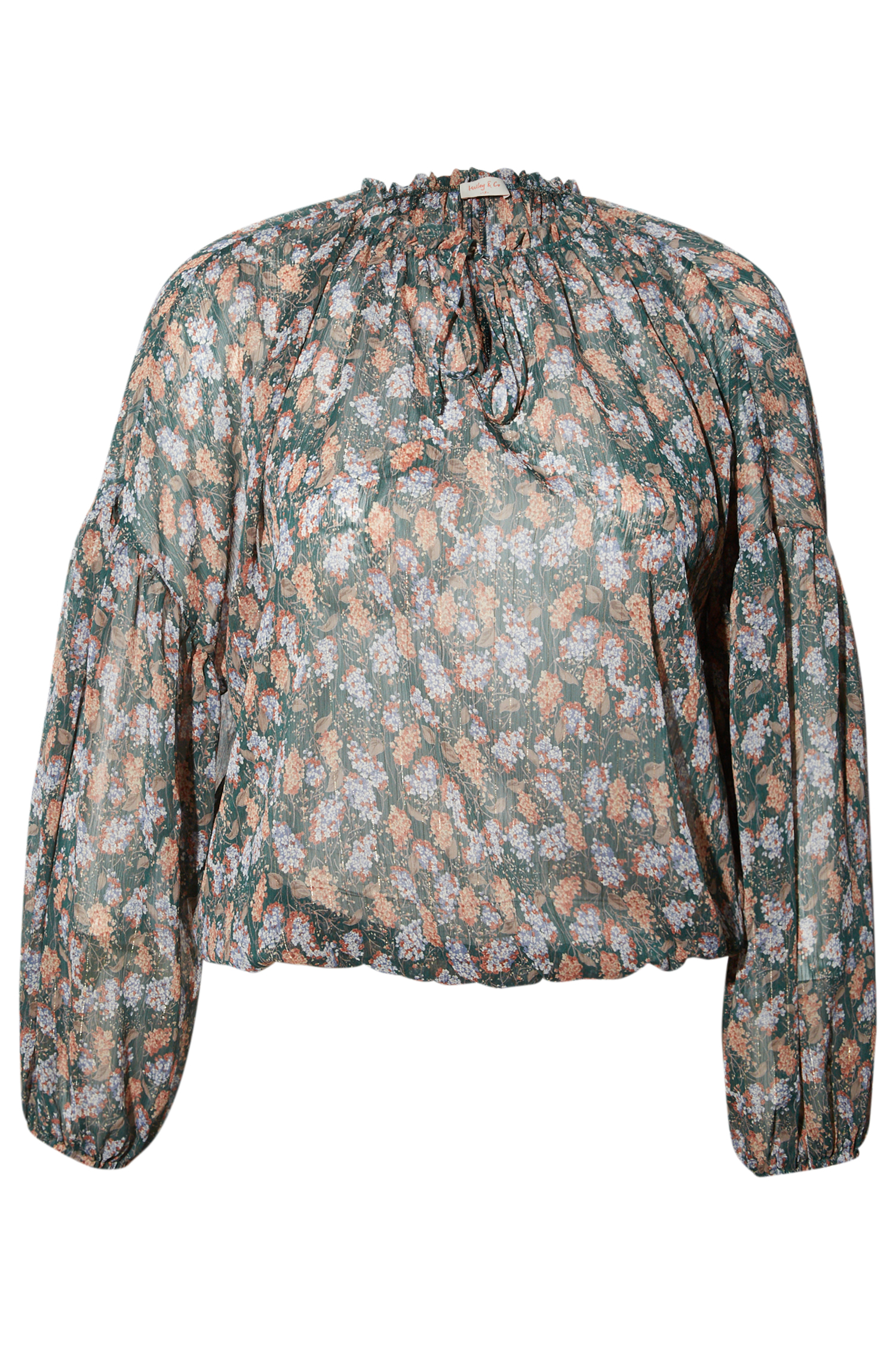 Long Sleeve Floral Blouse