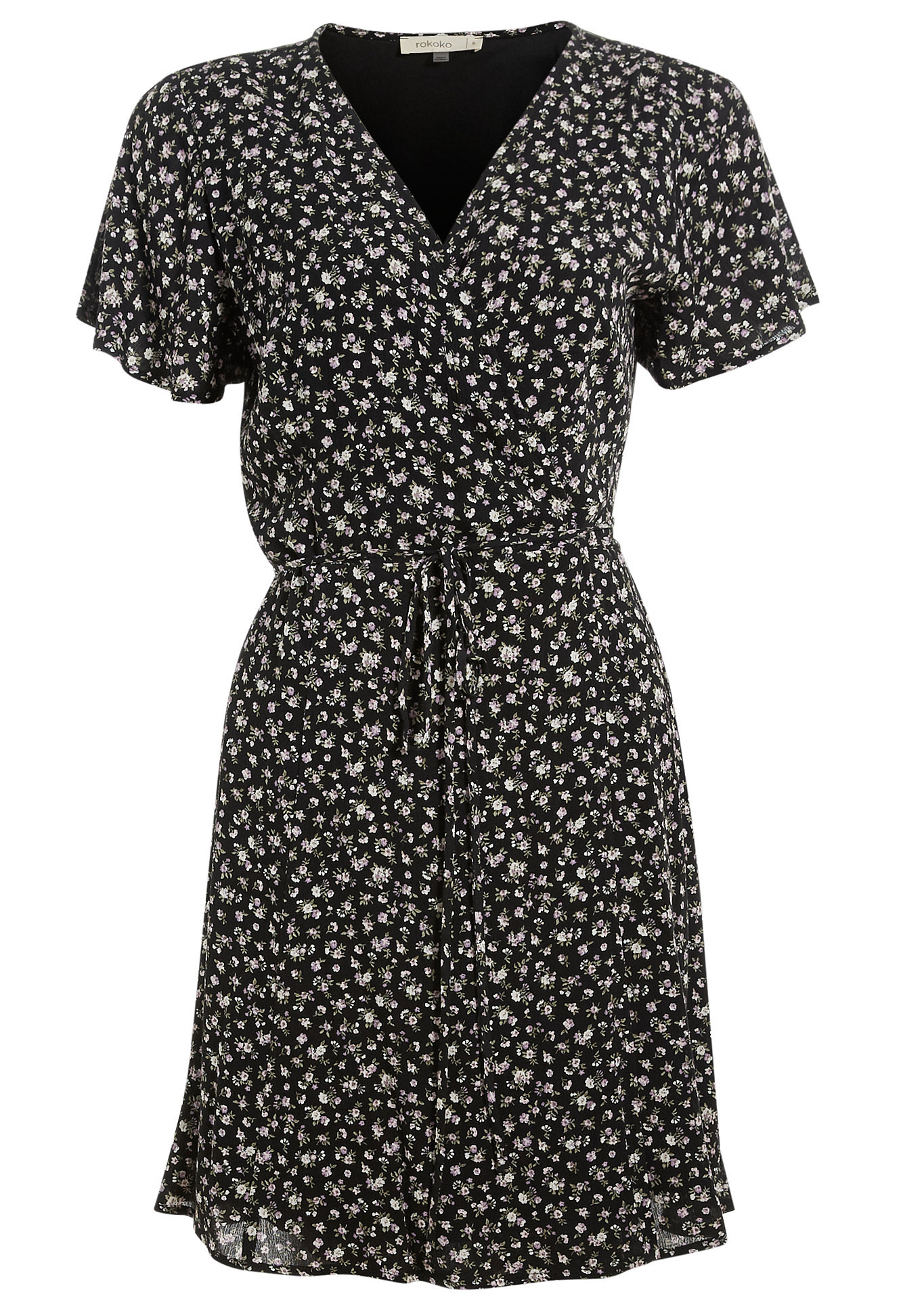 Floral Wrap Dress