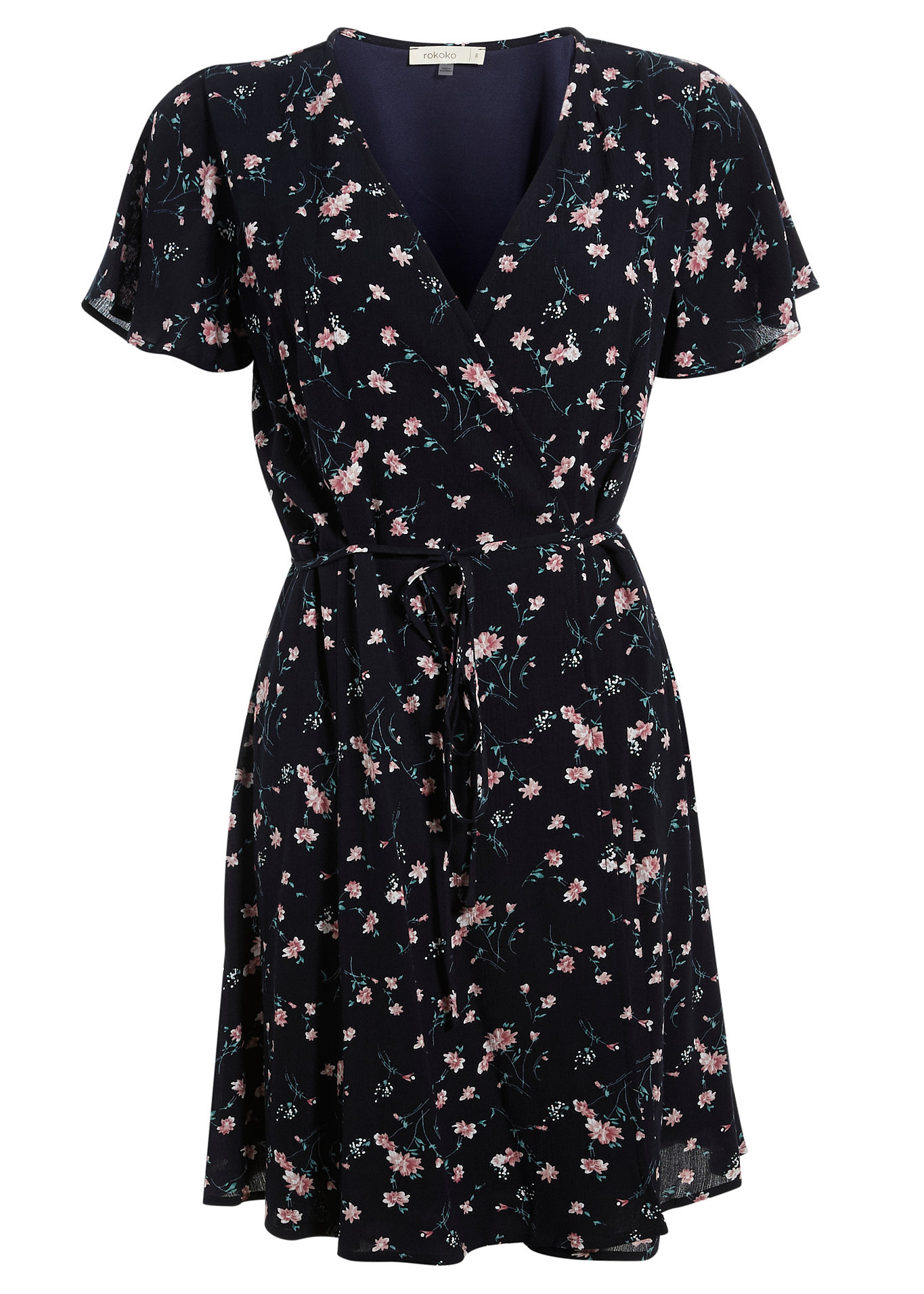 Floral Wrap Dress