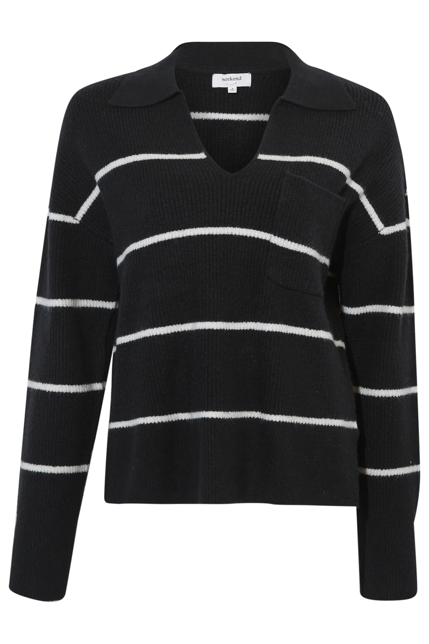 Striped Sweater with Pocket