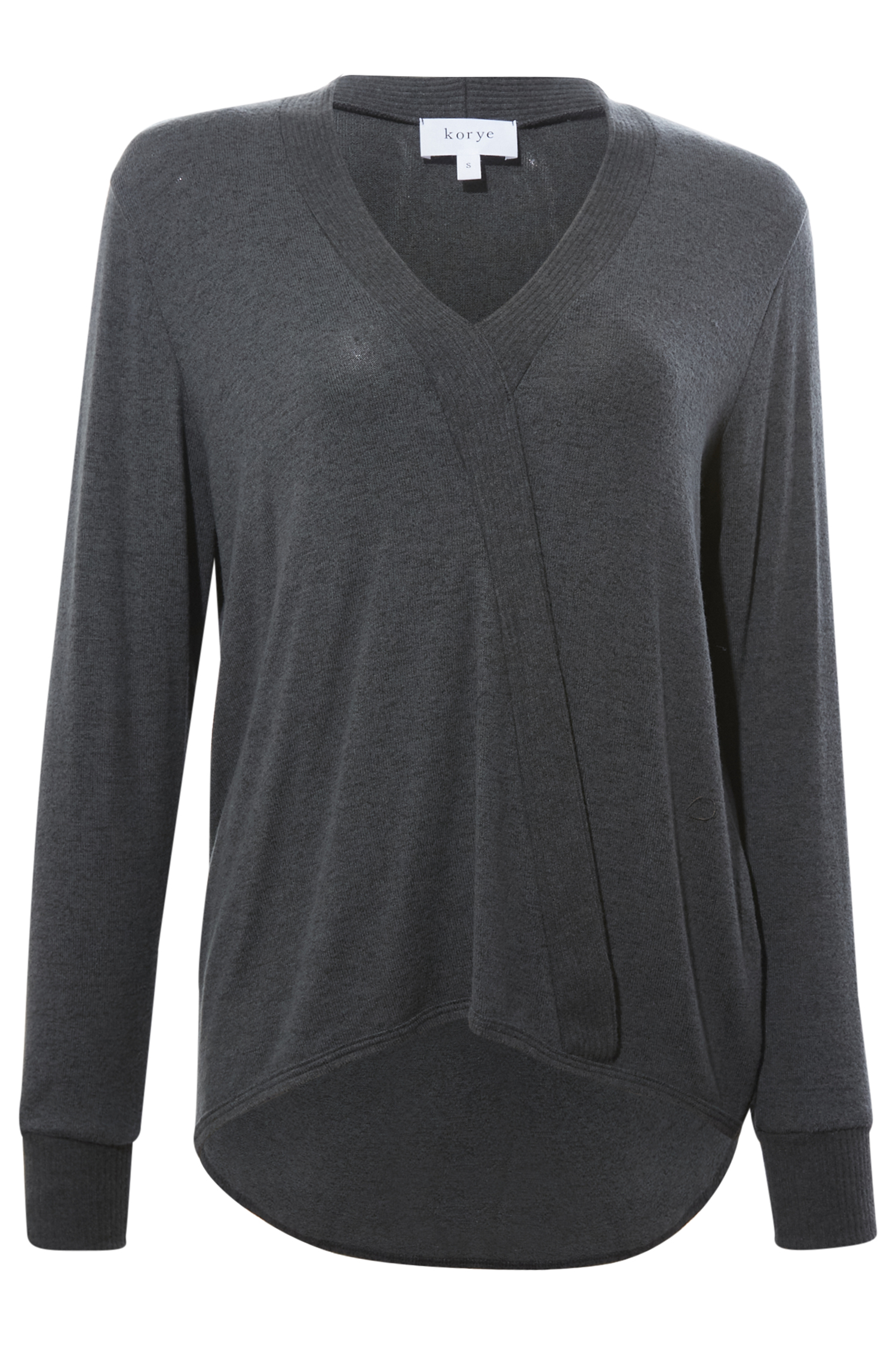 Surplice Neck Long Sleeve Top