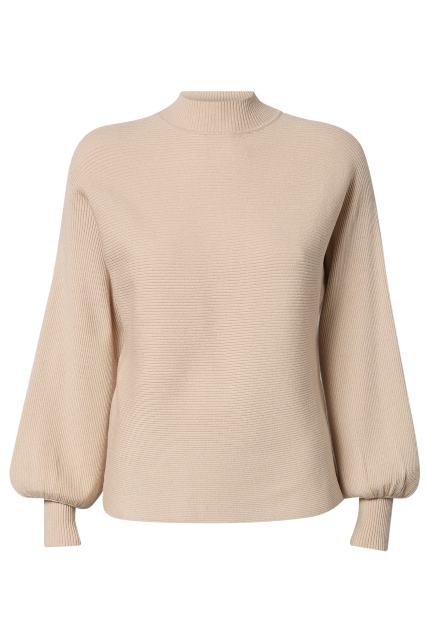 Ribbed Mock Neck Sweater