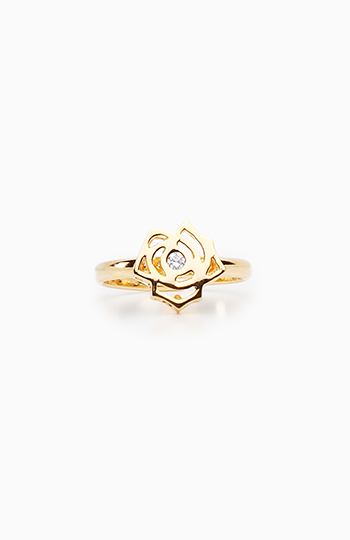 Rosette Midi Ring Slide 1