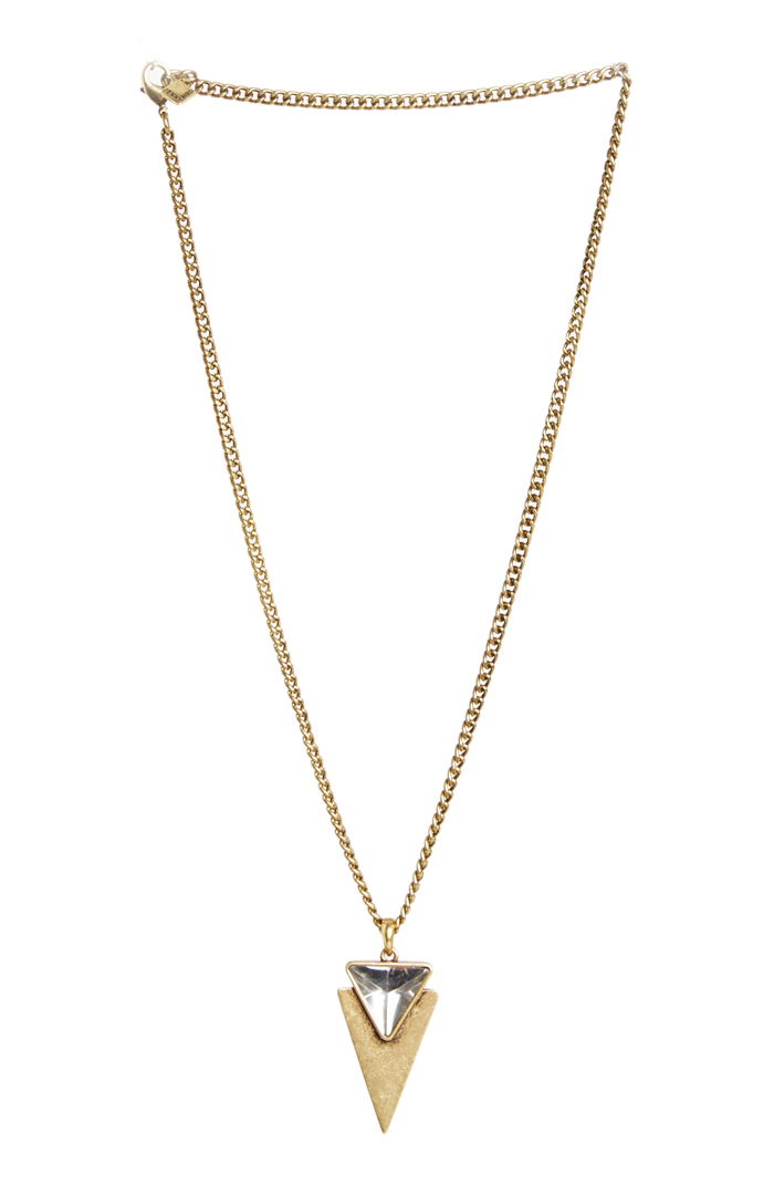 Jenny Bird Flagstaff Necklace in Gold | DAILYLOOK