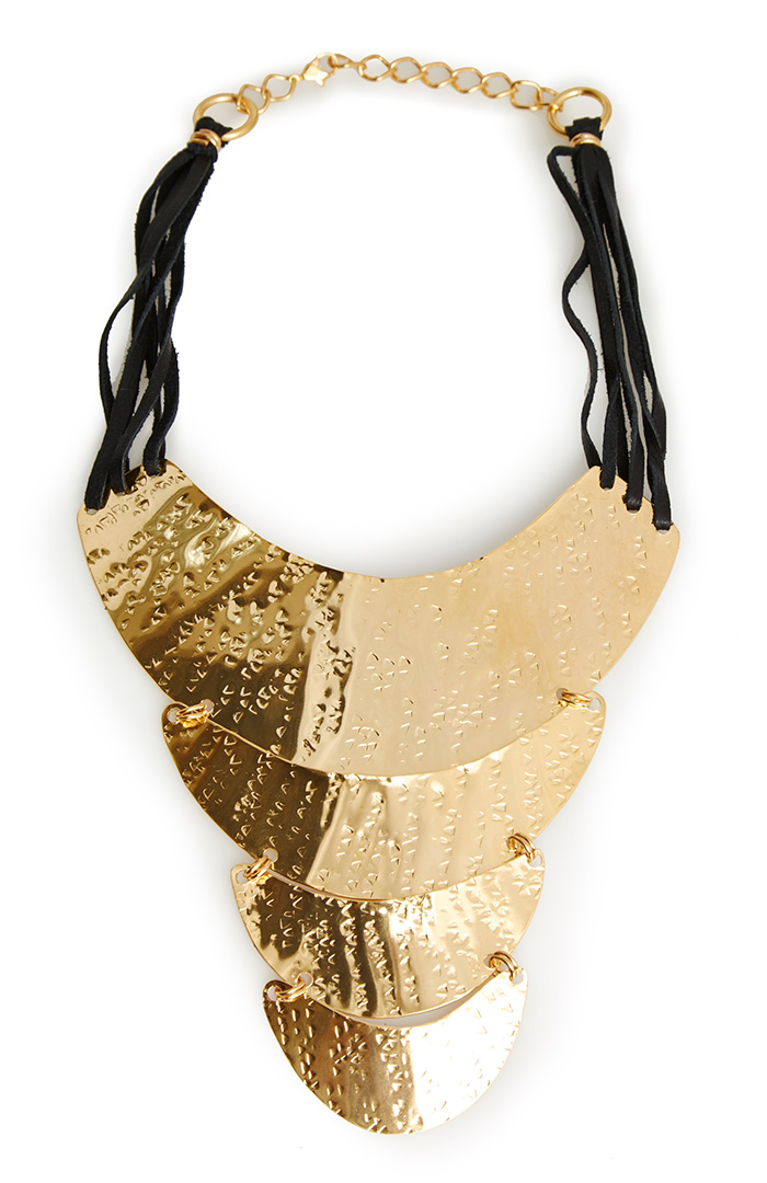 Sibilia Grand Canyon Necklace in Gold | DAILYLOOK