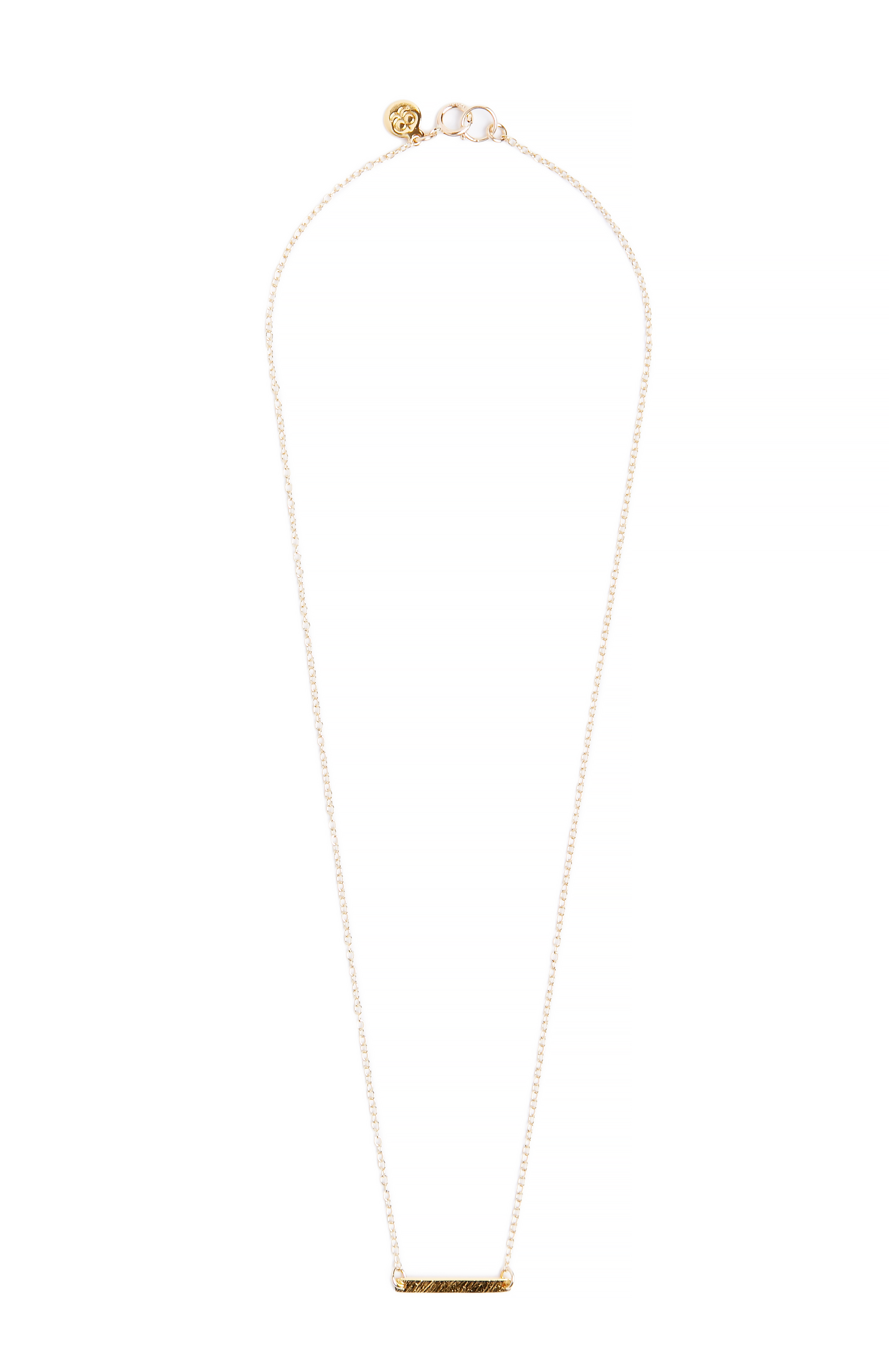 Gorjana Knox Necklace in Gold | DAILYLOOK