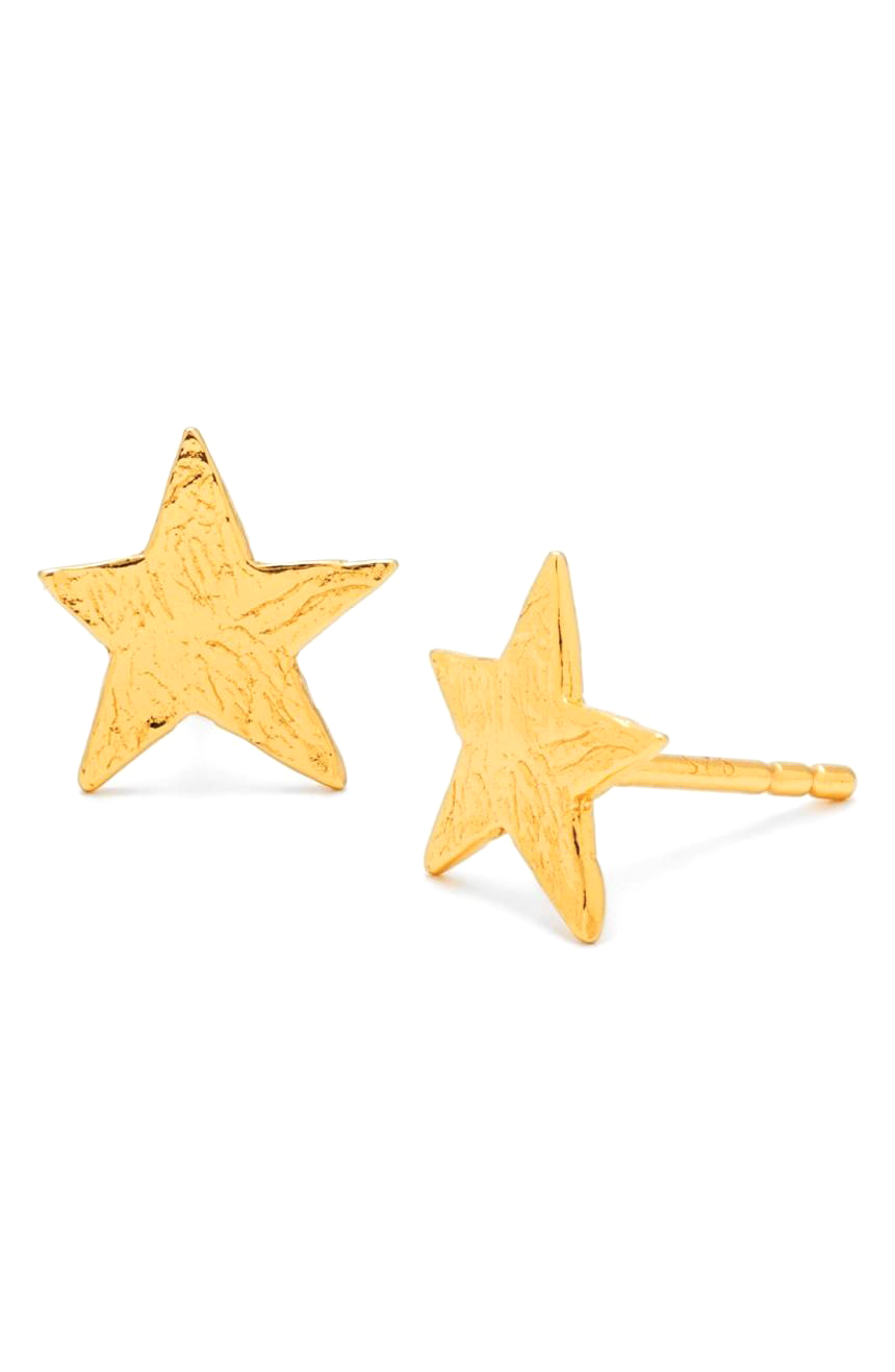 Gorjana Star Studs in Gold | DAILYLOOK