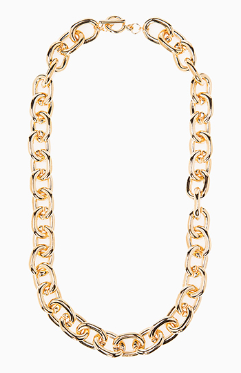 Lightweight Chain Link Necklace Slide 1