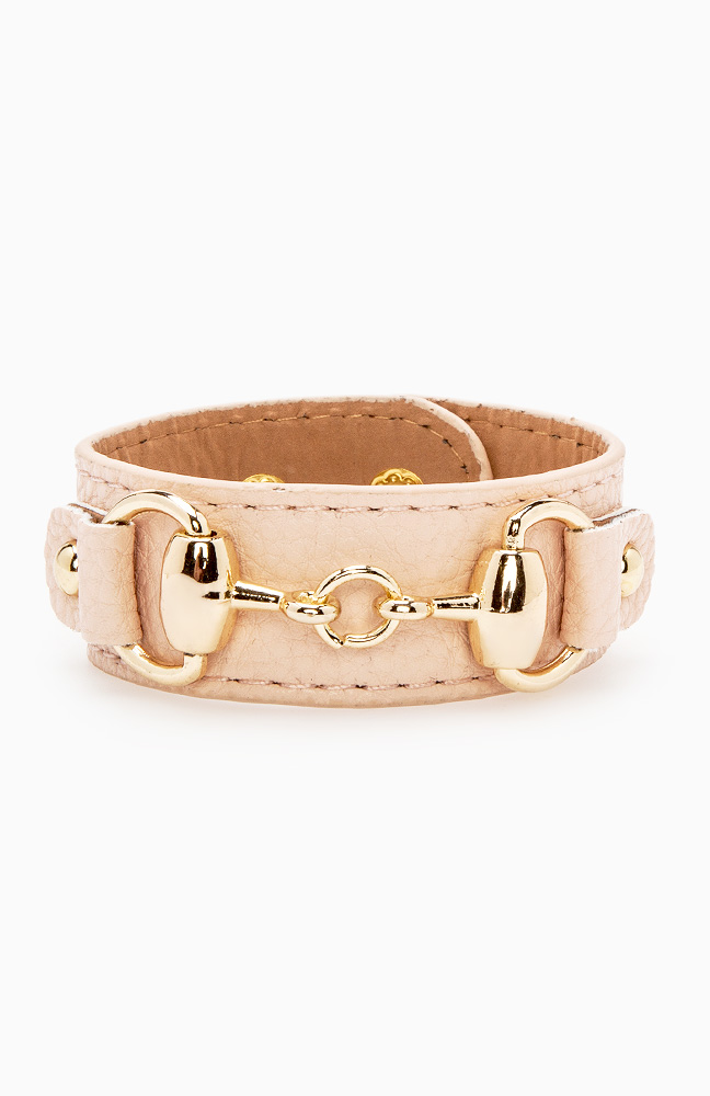 Sleek Equestrian Bracelet in Pink | DAILYLOOK