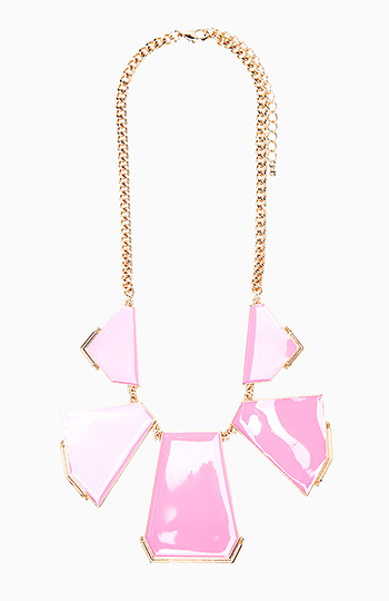 Neon Plate Necklace Slide 1