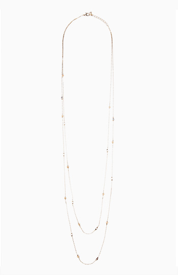 Delicate Sparkling Chain Necklace Slide 1