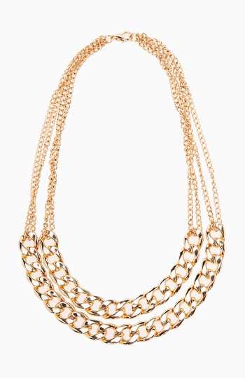 Double Chain Link Necklace Slide 1