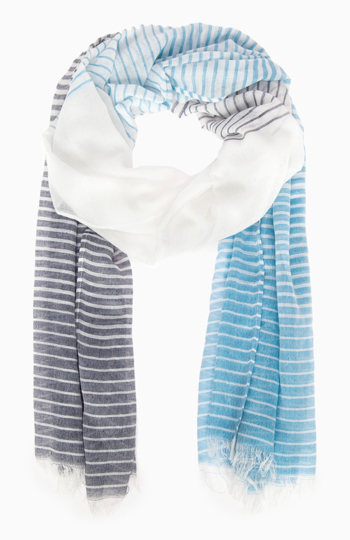 Ombre Striped Scarf Slide 1