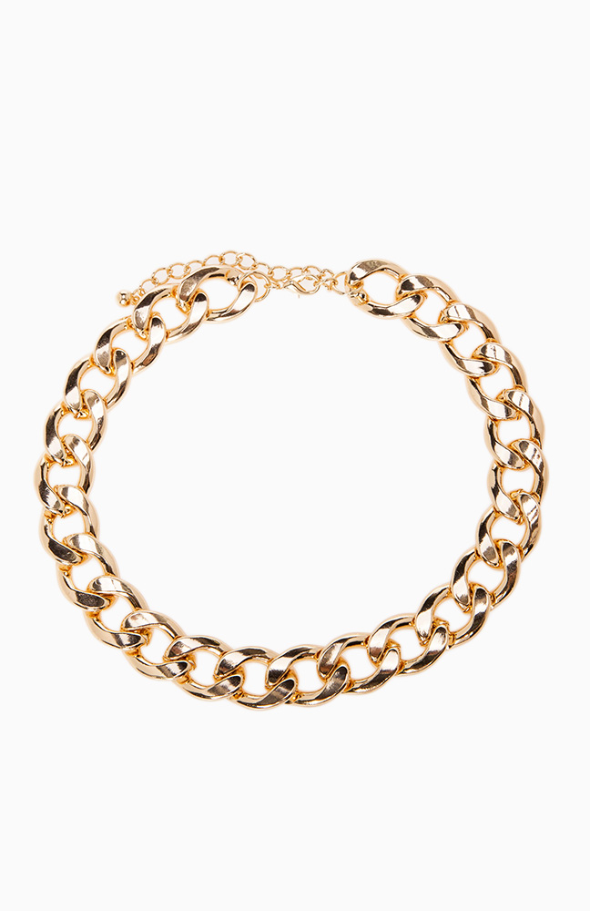 DAILYLOOK Polished Chain Link Necklace in Gold | DAILYLOOK