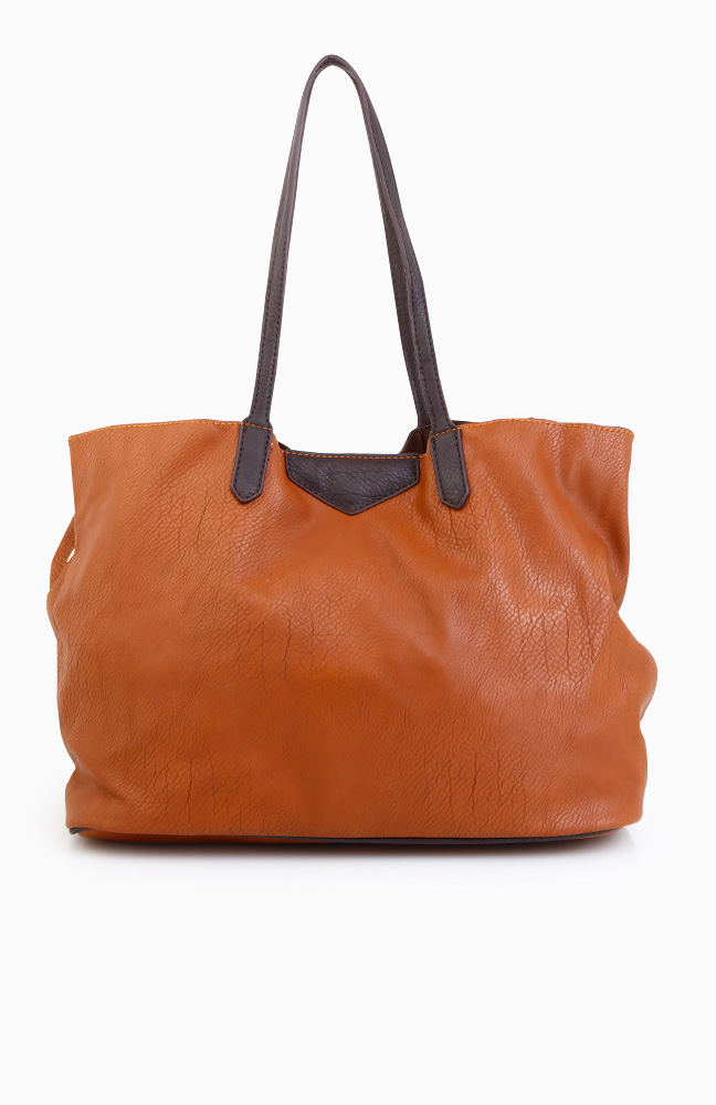 City Street Tote Bag in Brown | DAILYLOOK