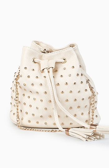 Mini Studded Bucket Bag Slide 1