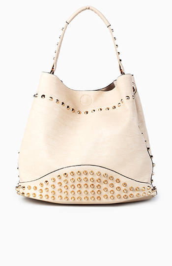 Studded Border Bucket Bag Slide 1