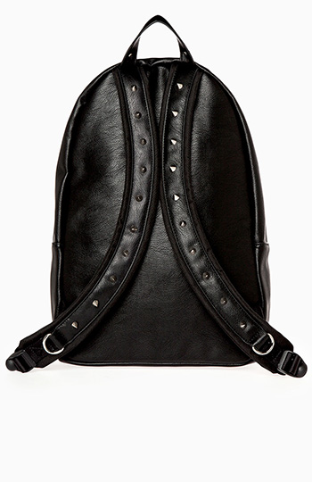 Black on sale spiked backpack