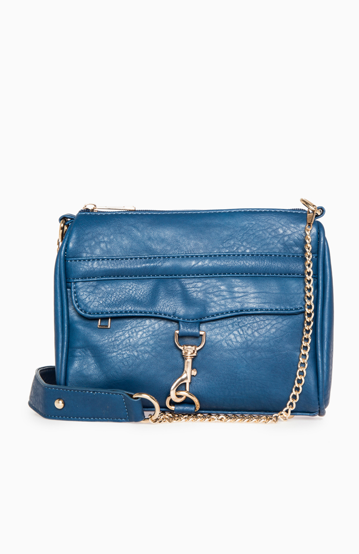 Mini Sleek Purse in Blue | DAILYLOOK