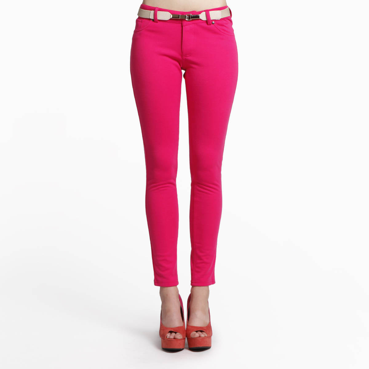 Fuchsia Jeggings By Casting La