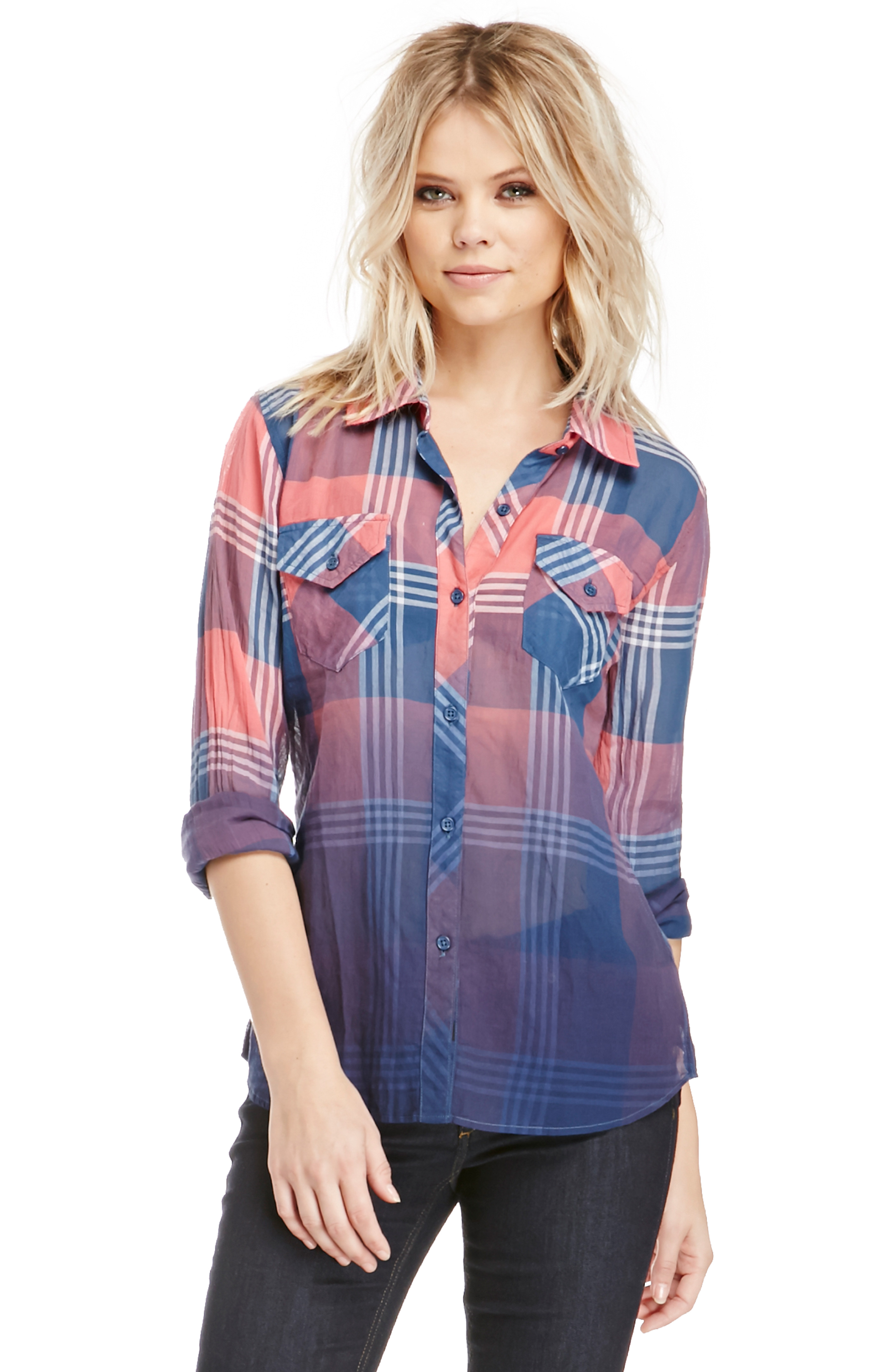 Rails Ashton Button Down Shirt in Floral Multi | DAILYLOOK