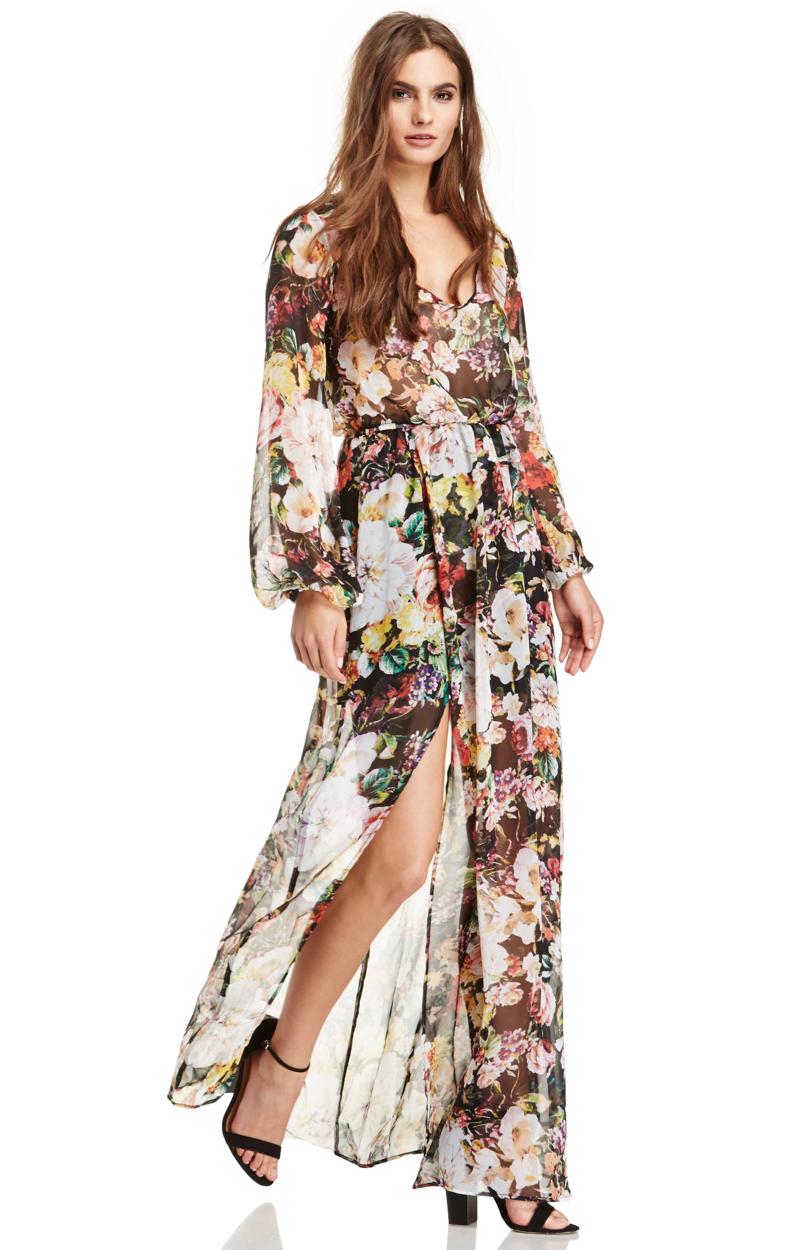 Show Me Your Mumu Jocelyn Floral Maxi Dress in Floral Multi | DAILYLOOK