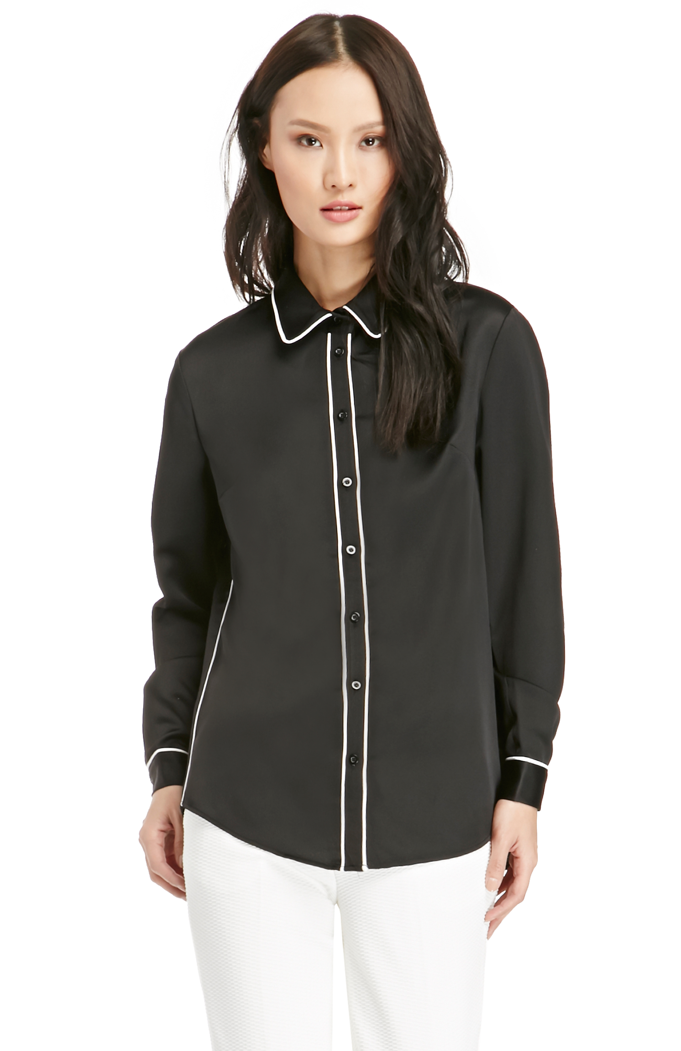 Finders Keepers Bright Side Shirt in Black | DAILYLOOK