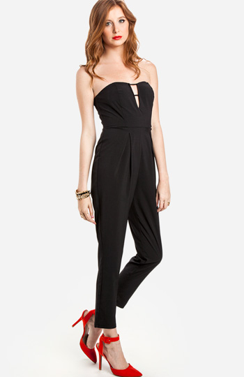 Strapless Tailored Jumpsuit