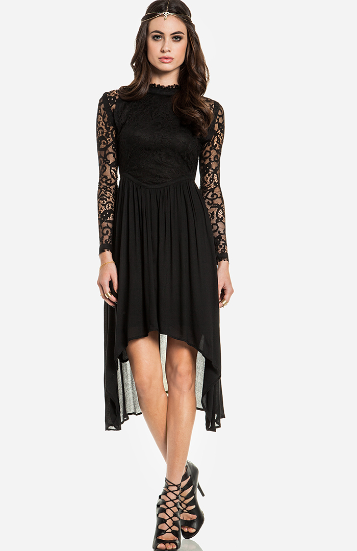 Three Of Something Lost Love Dress in Black | DAILYLOOK