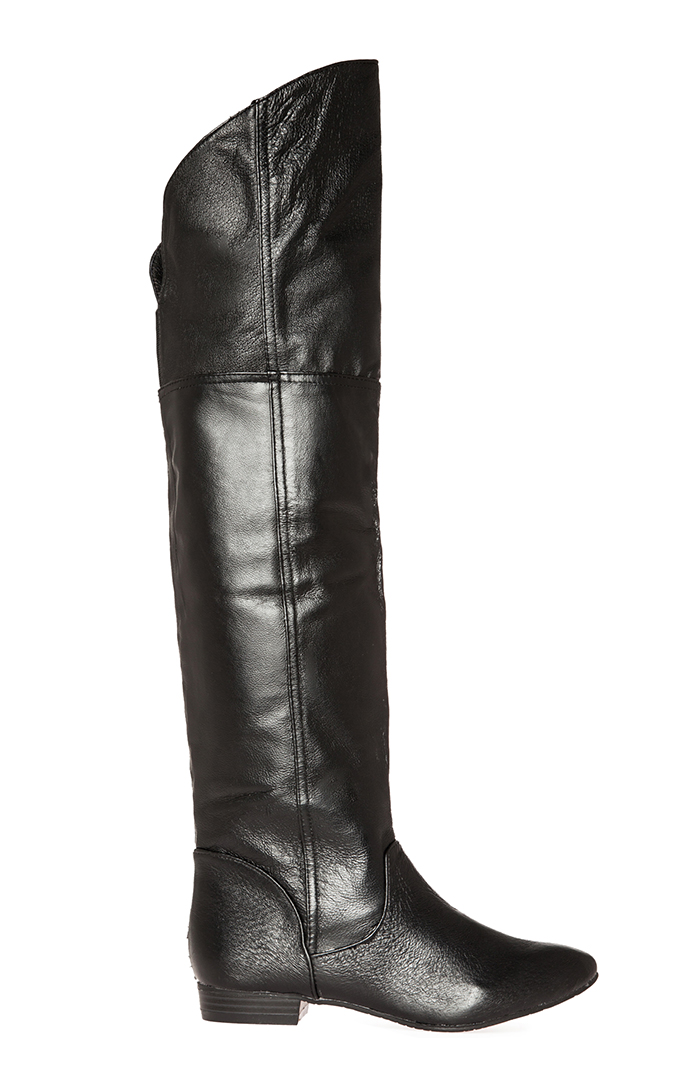 Chinese Laundry South Bay Leather Boots in Black | DAILYLOOK