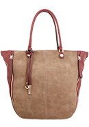 Leather & Suede Handbag