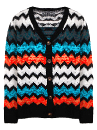 Zigzag Cardigan Sweater