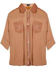 Sheer Cowgirl Button Down Shirt