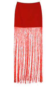 Waterfall Fringe Skirt