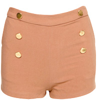 High Waist Sailor Shorts