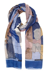 Geographic Scarf