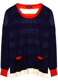 Stripe Back Sweater