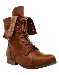 Fold-Over Combat Boot